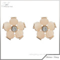 2015 good design fashion style delicate flower earring studs